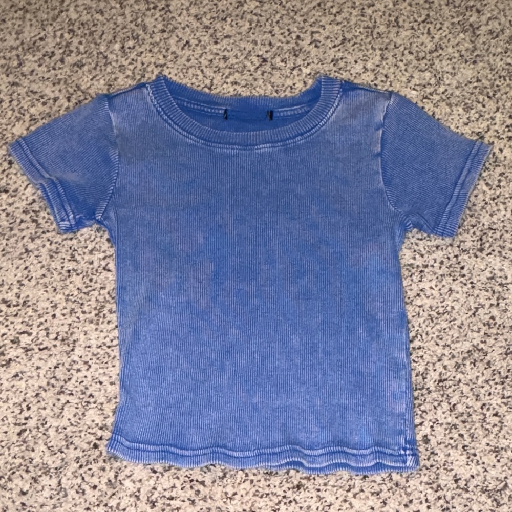 Stylish Blue Women's Crop Top